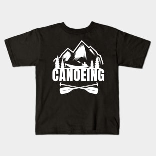 Canoe Canoeist Boat Kids T-Shirt